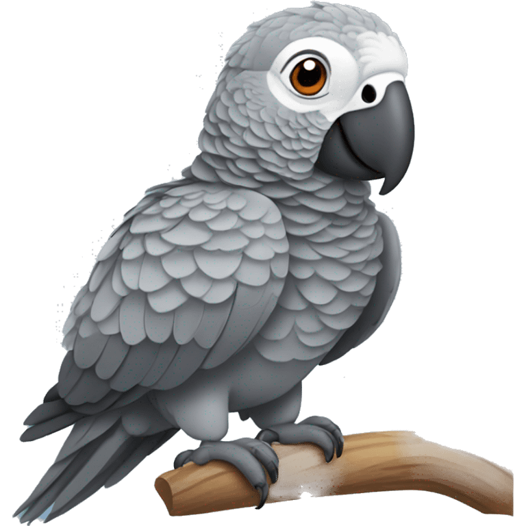 African grey parrot emoji