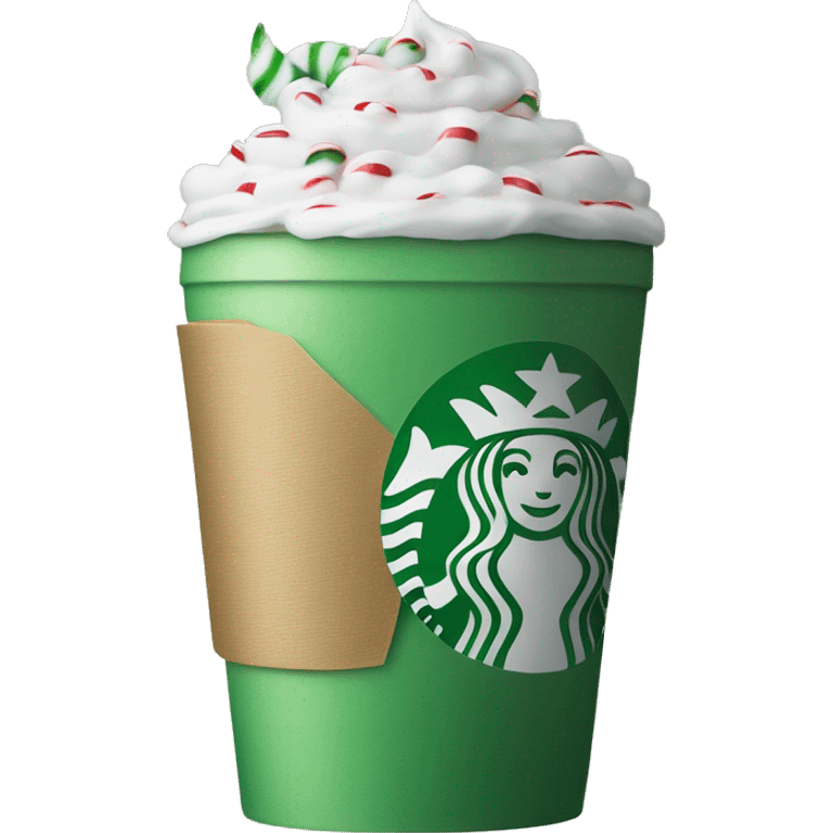 Peppermint ￼ Starbucks, coffee emoji