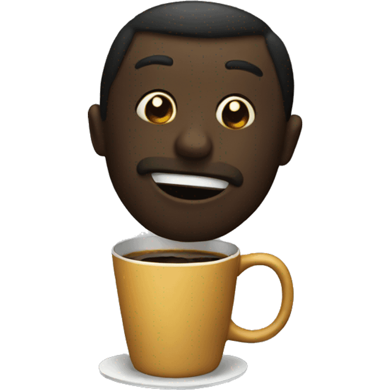 Black coffee emoji