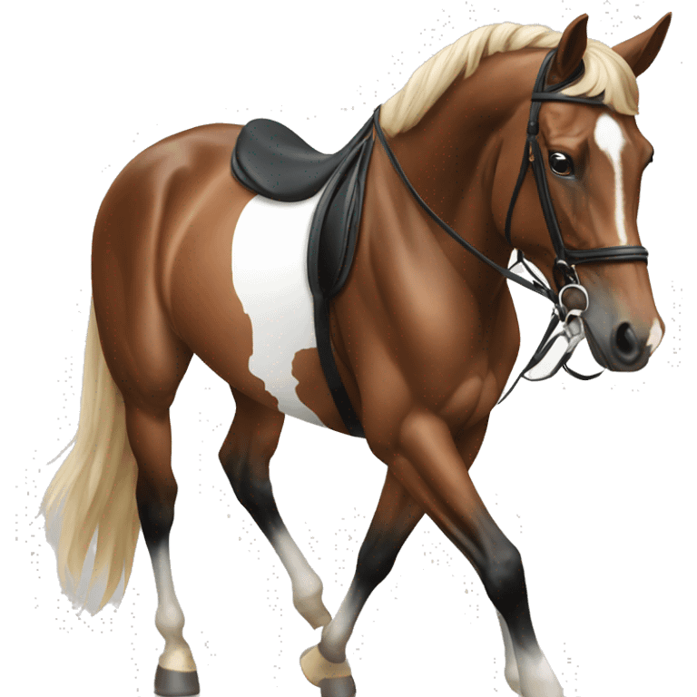 Dressage horse emoji