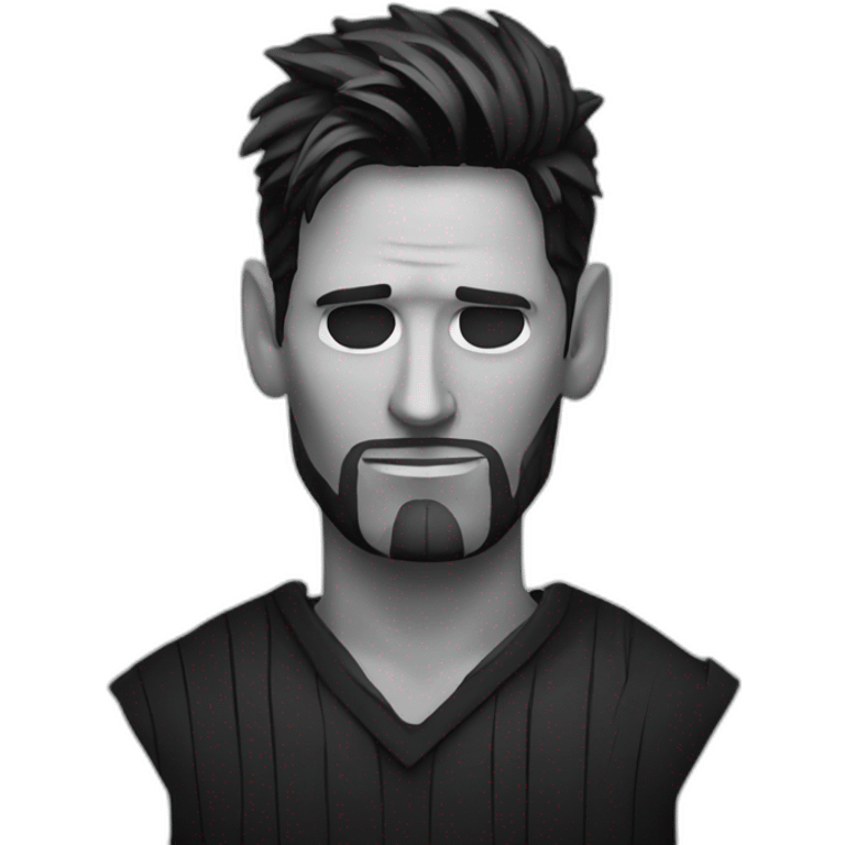 Messi noir emoji