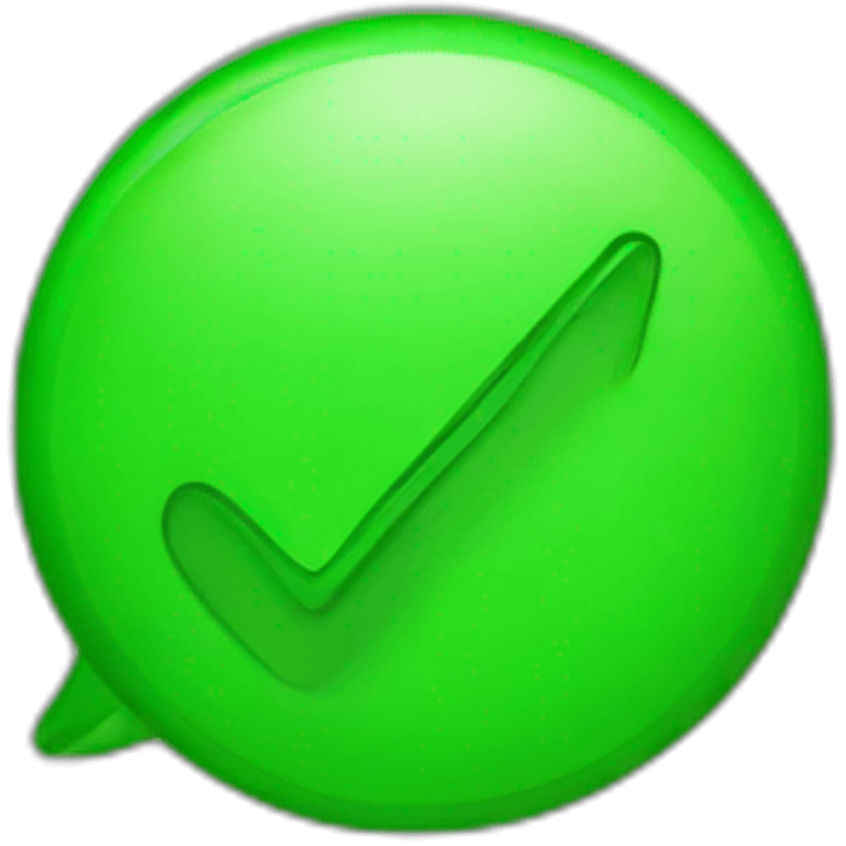 green tick emoji