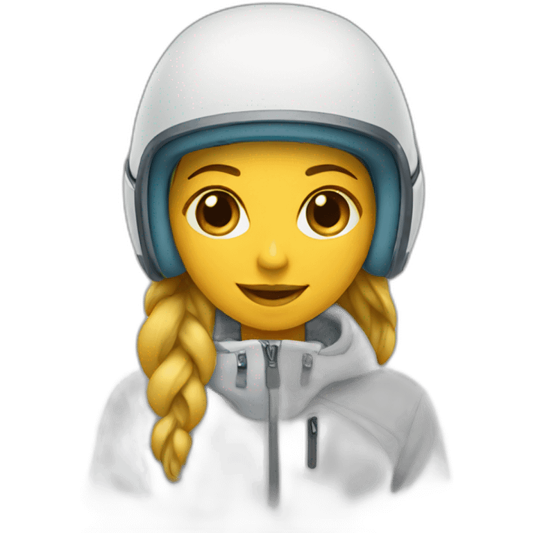 snowboarder woman emoji