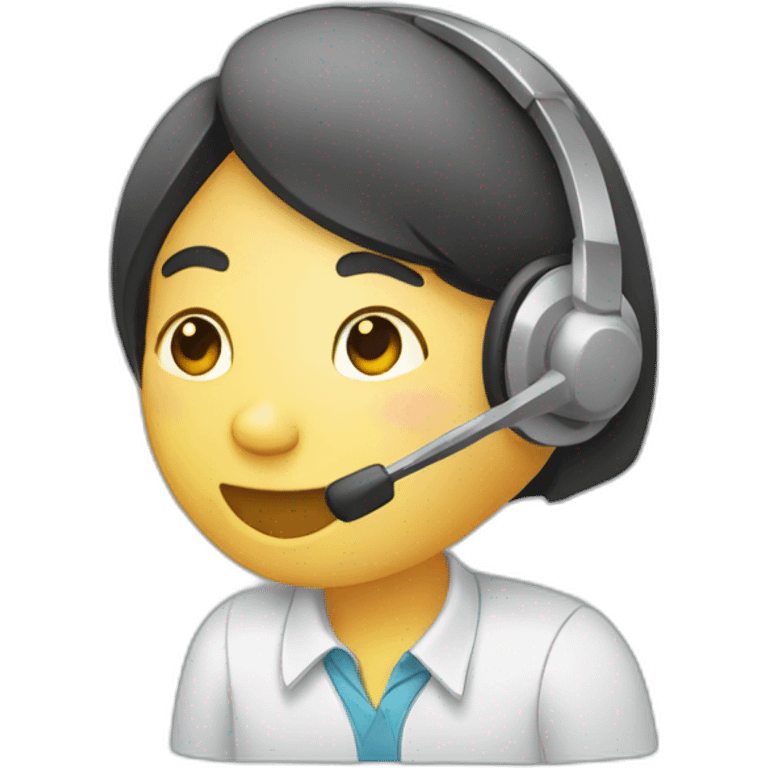 call center emoji