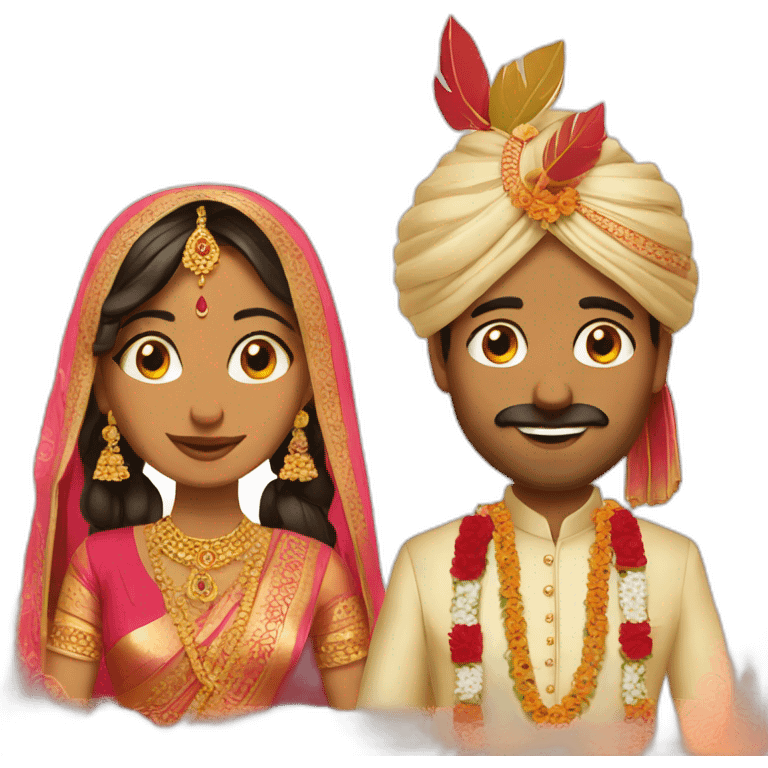 Indian wedding emoji