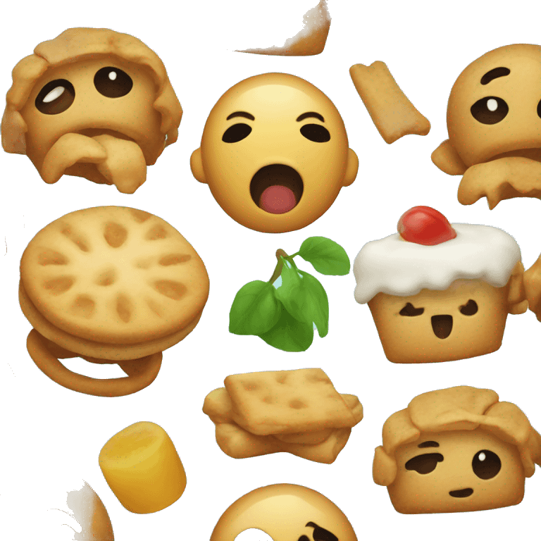 Cute food khinkalies emoji