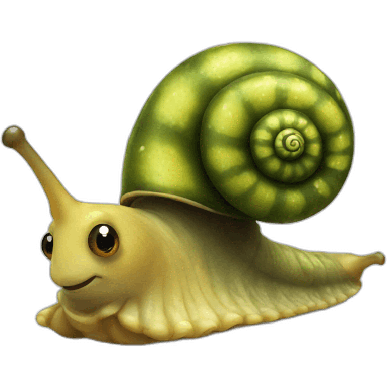 Slimy snail emoji