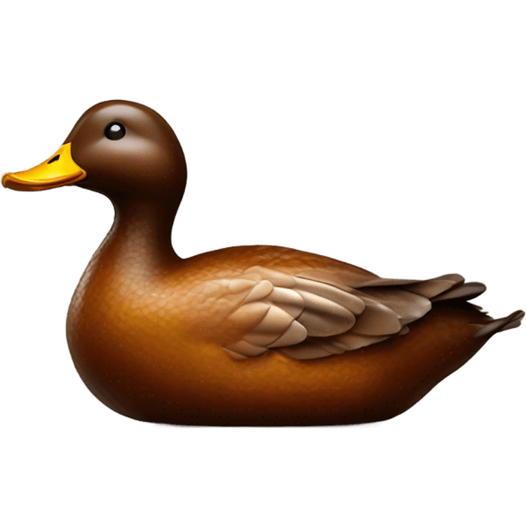 Smoking duck emoji