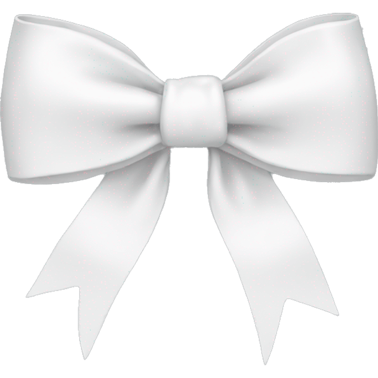 white bow emoji