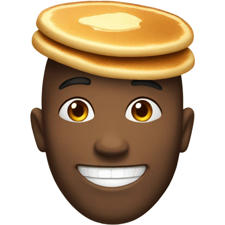 Pancakes smiling emoji