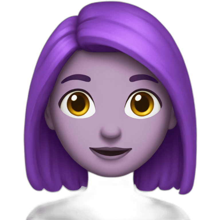 un criquet violet emoji