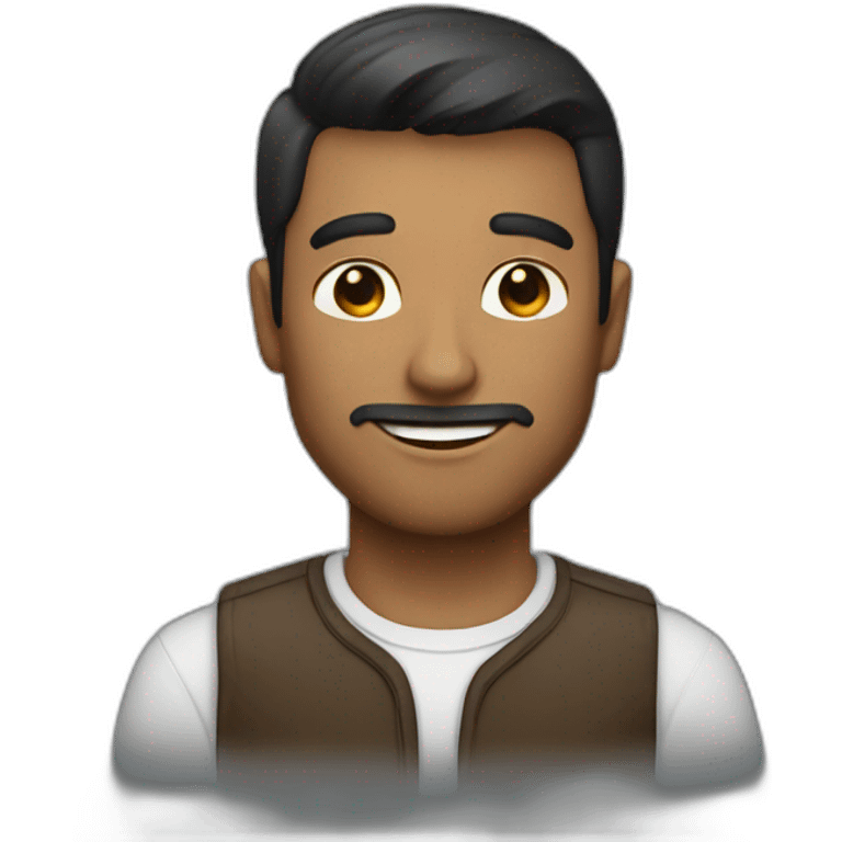 men brunette developer emoji