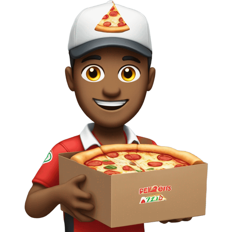 Pizza delivery guy emoji