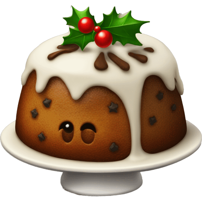 Xmas pudding  emoji