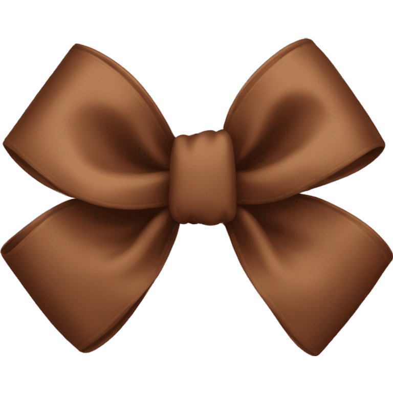 Brown bow emoji