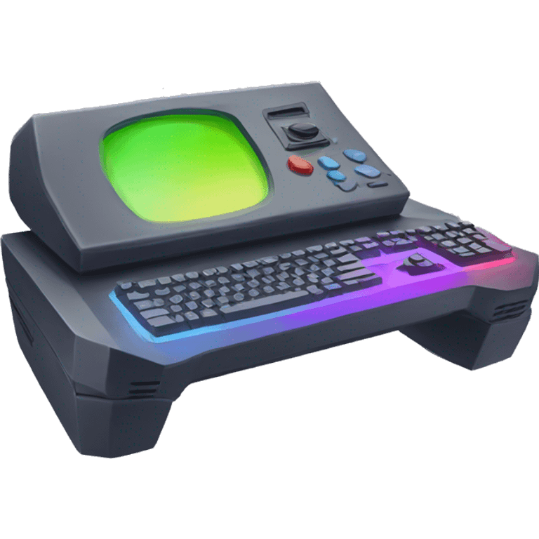 gaming RGB computer console emoji