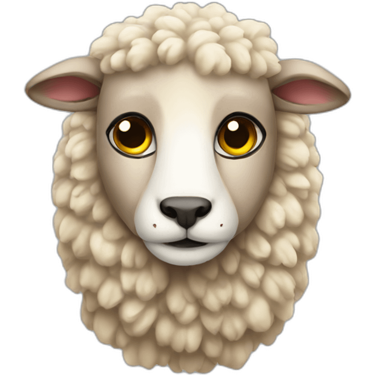 sheep-cheetah emoji