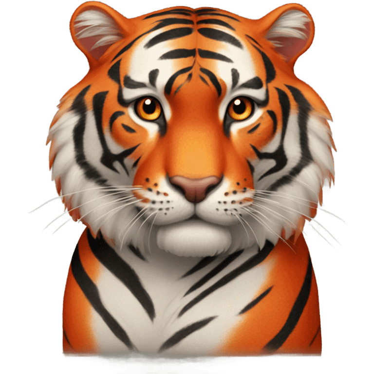 Red tiger emoji