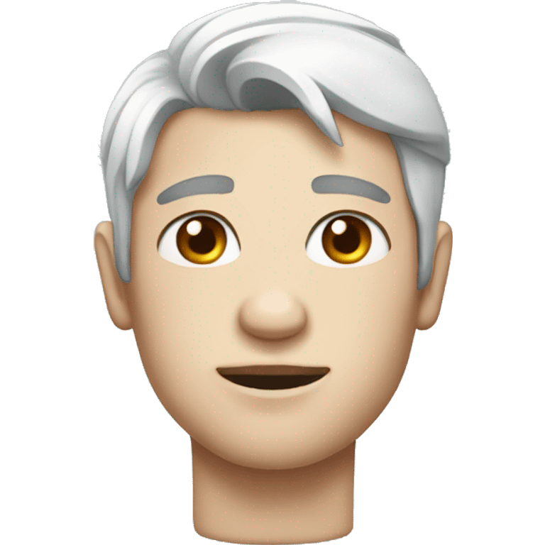 A human body frozen emoji