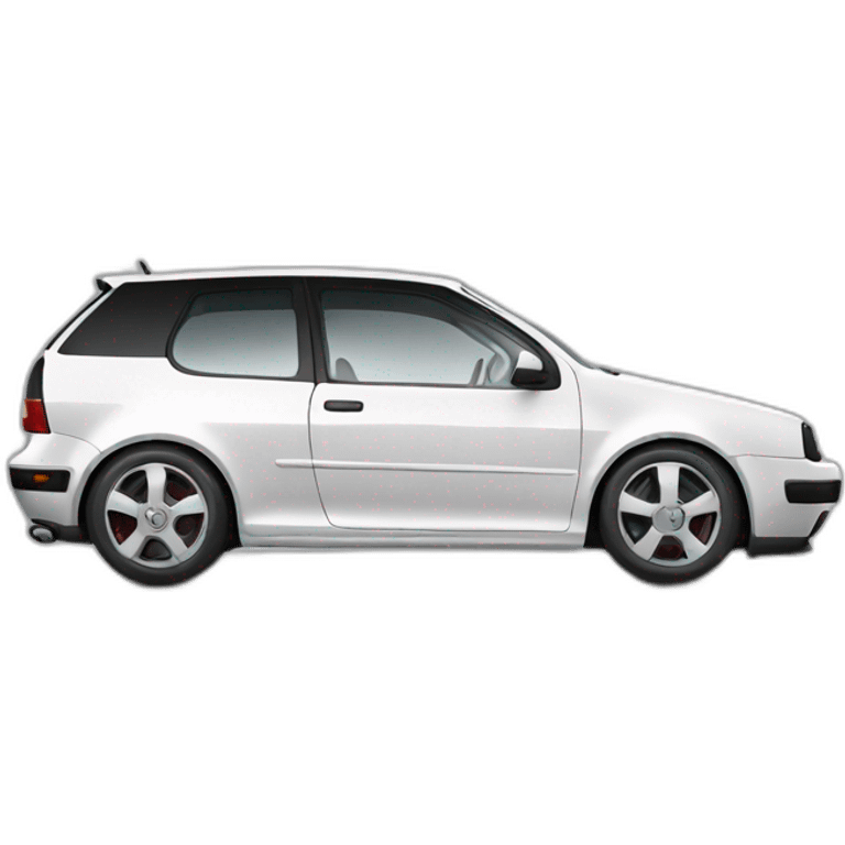 white volkswagen golf mk4 emoji