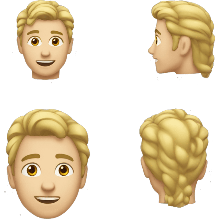 яблоко в виде персика emoji