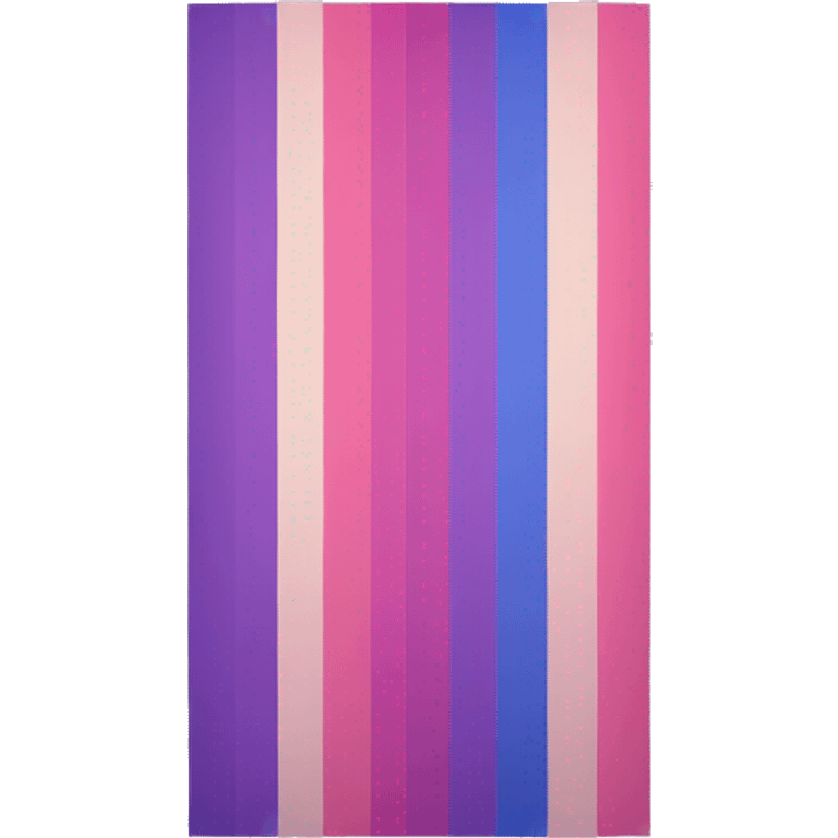 Bisexual flag with light colors  emoji