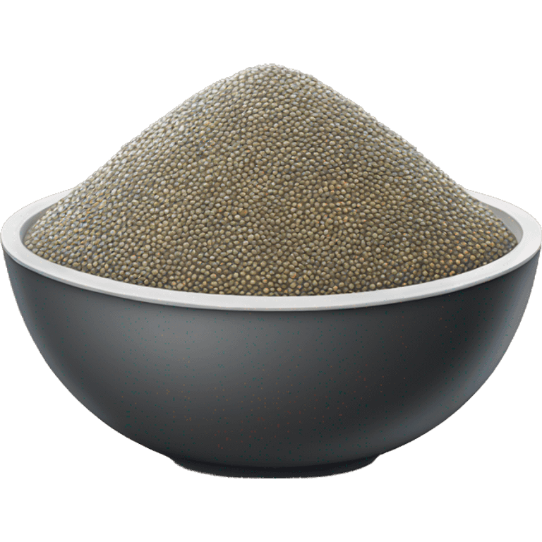 chia seeds bowl emoji