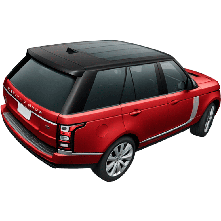 Red Range Rover emoji