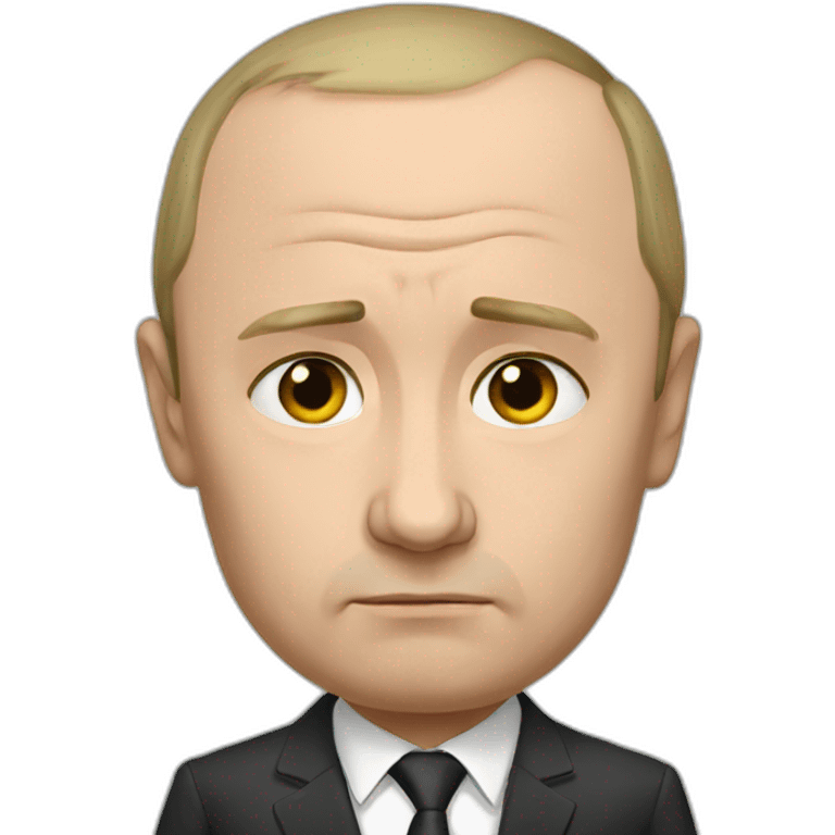 Sad Putin emoji