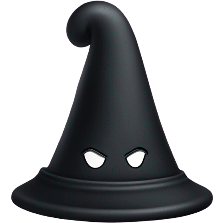 a cool black chess pawn with a wizard hat emoji