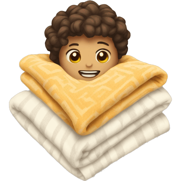 Cozy blanket emoji