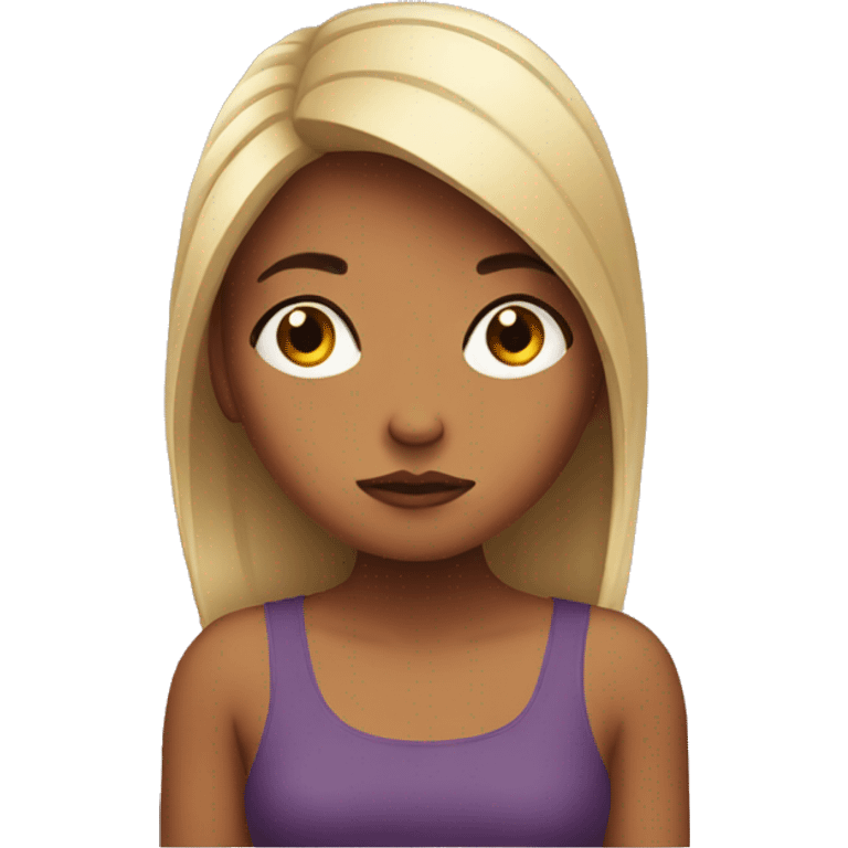 girl bored  emoji