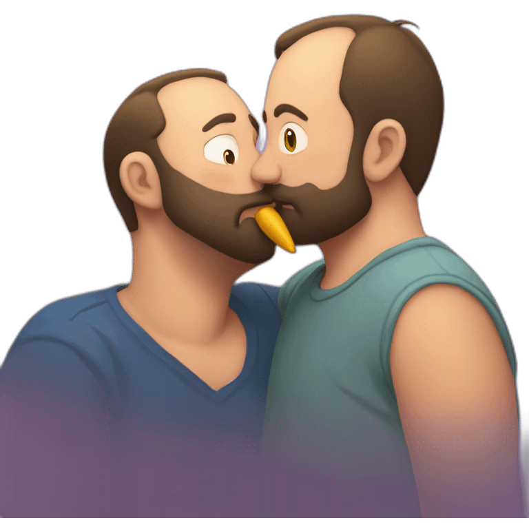 tom segura kissing bert kreischer emoji