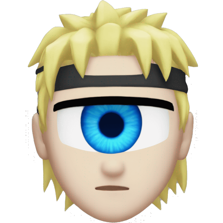 Naruto with blue eyes emoji