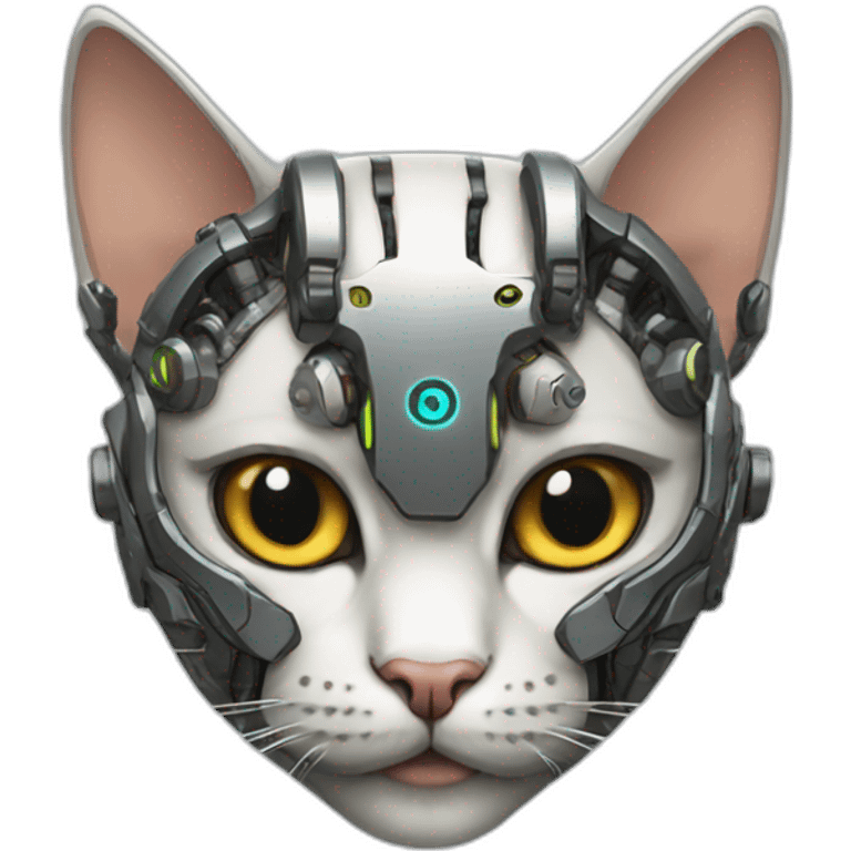 cyborg cat emoji