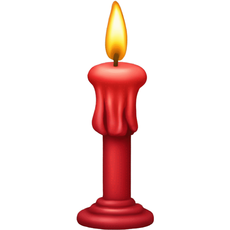 Red Christmas candle arch   emoji