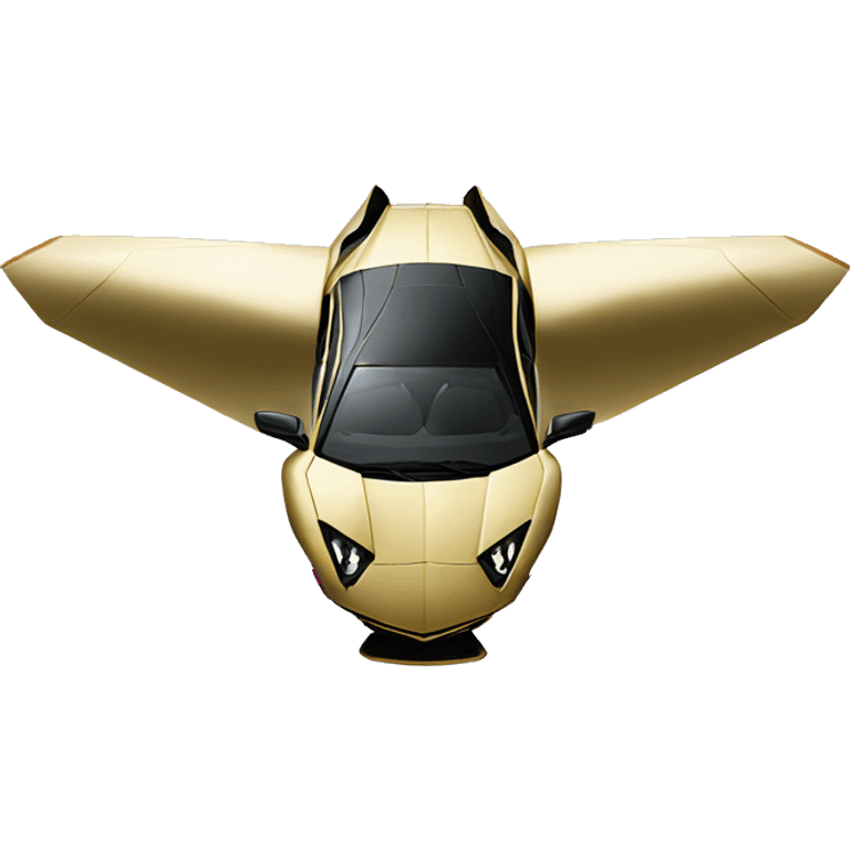 Flying Lamborghini  emoji