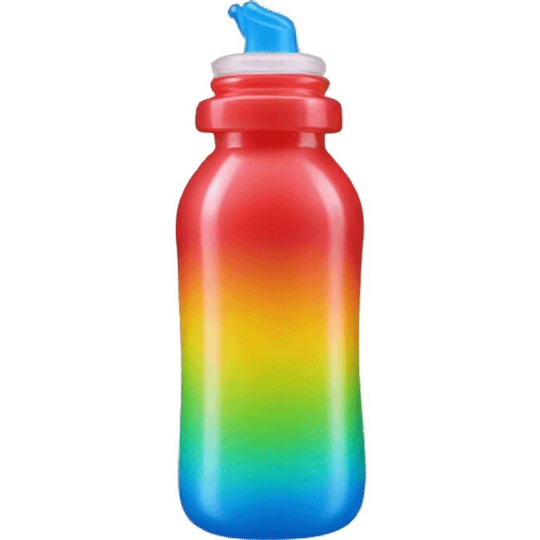 PLASTIC SQUIRT BOTTLE TITANS COLORS emoji