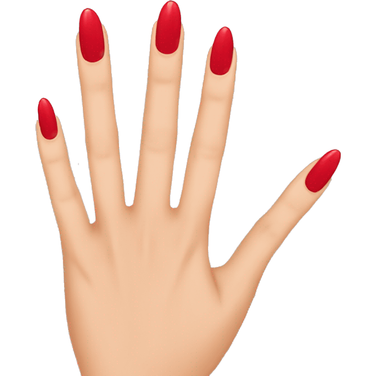 Red nails emoji