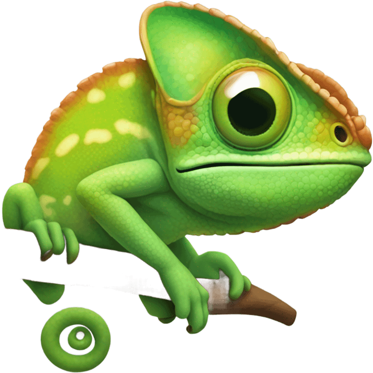 chameleon  look up emoji