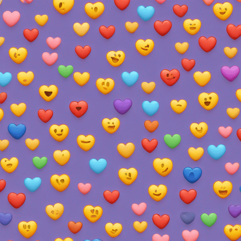 Heart multicolor emoji