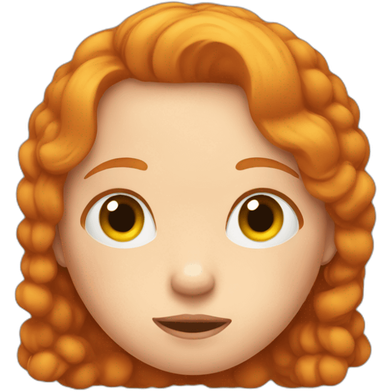 insomniac ginger girl emoji