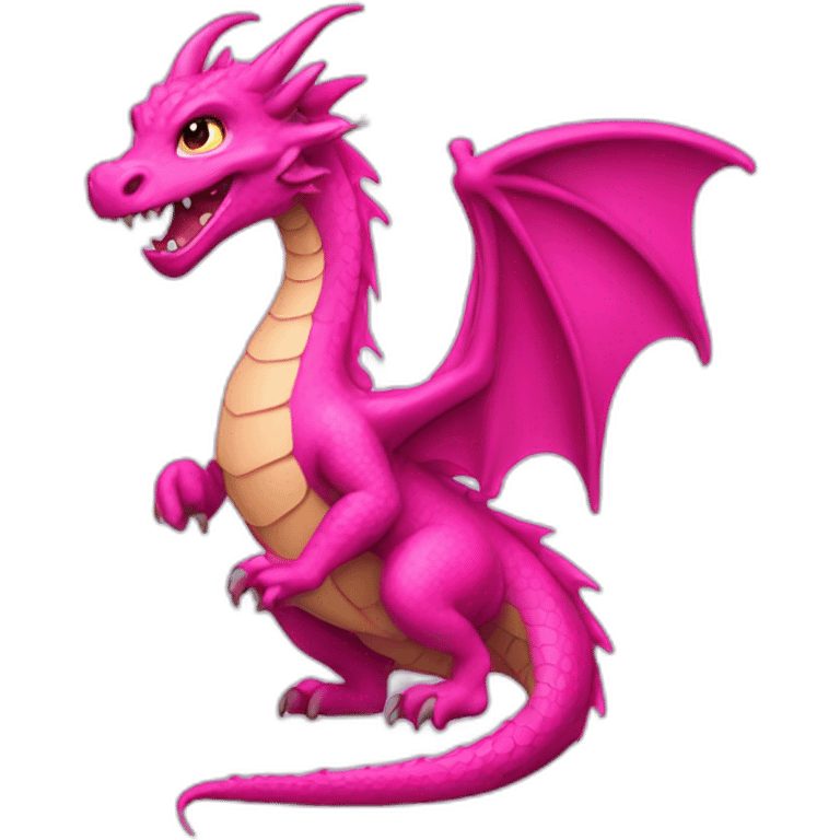 pink dragon emoji