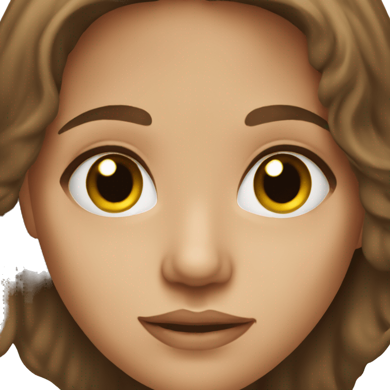 brown haired girl portrait with nose piecing  emoji