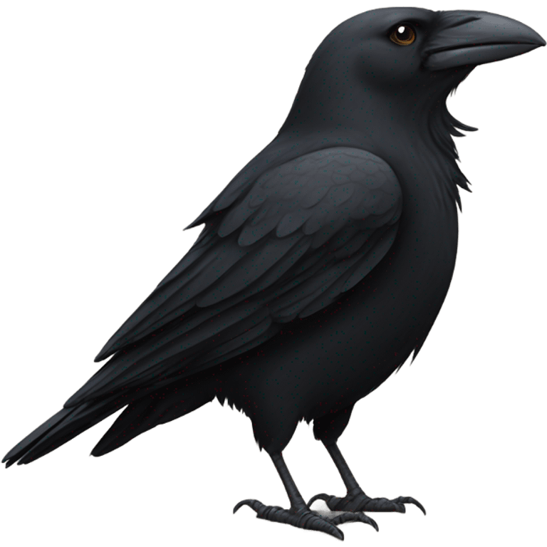 Crow and a hog emoji