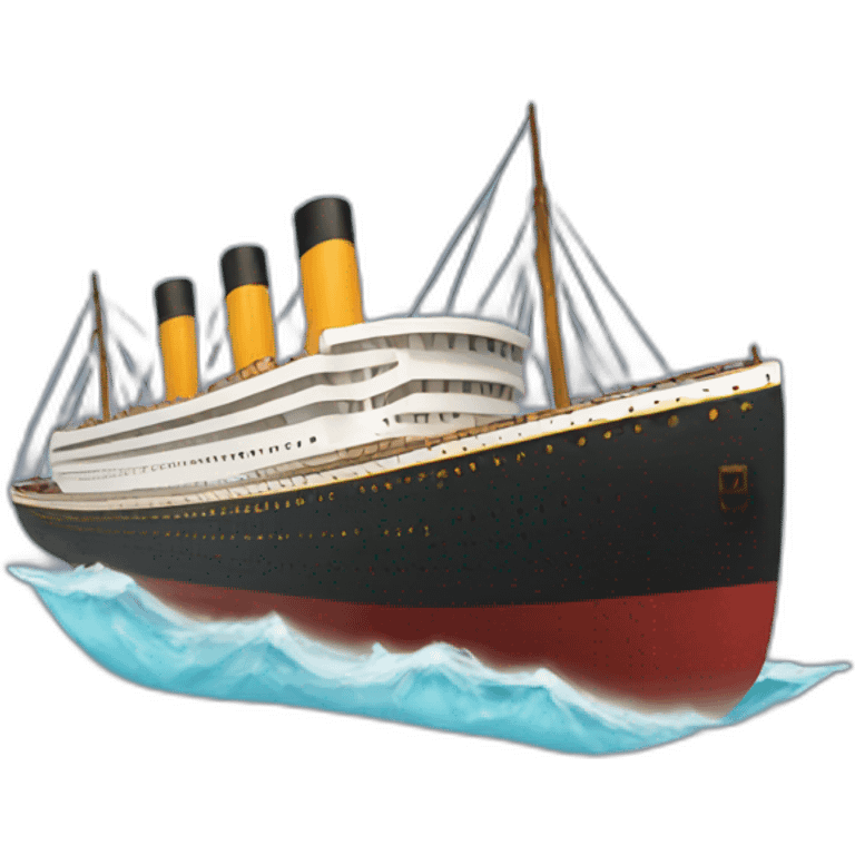 Titanic boat emoji