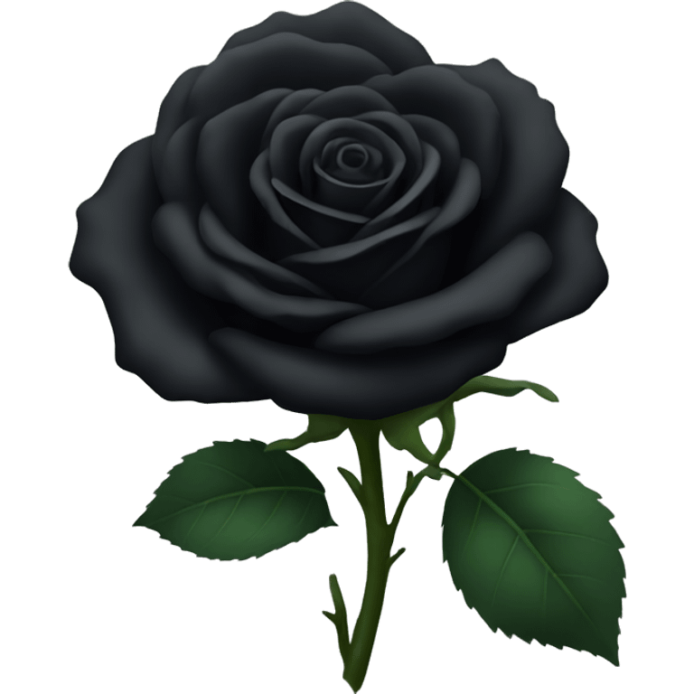 black rose emoji