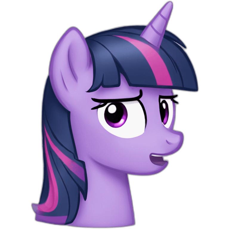 twilight sparkle grossed out emoji