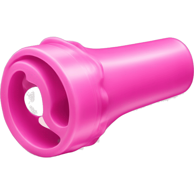 one pink plastic curler emoji