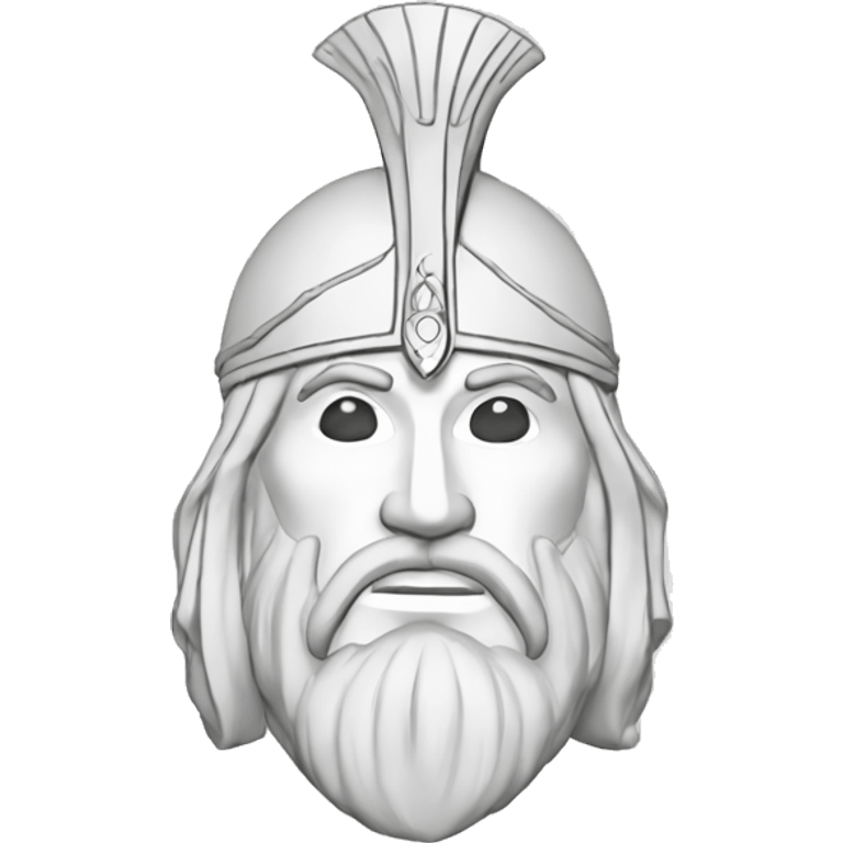 Skanderbeg outline emoji